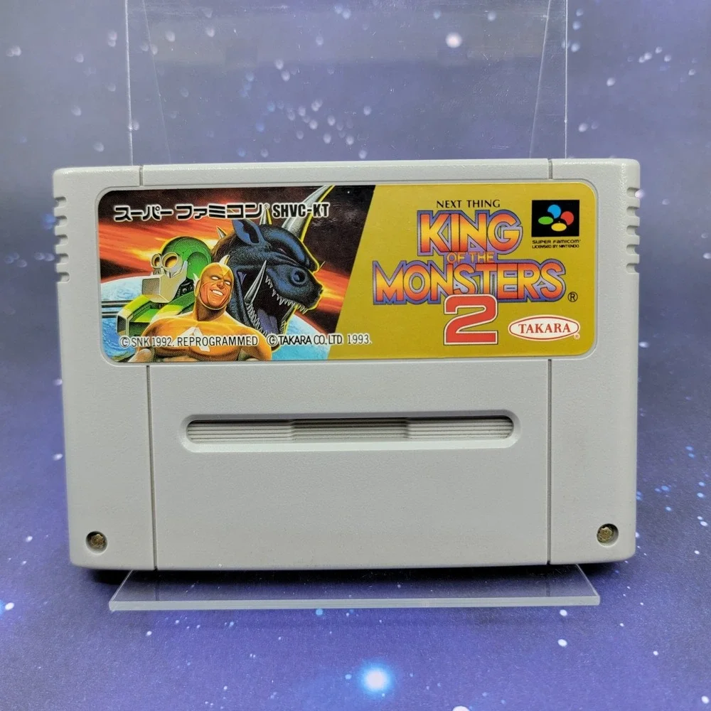 King of Monsters 2 (Nintendo Super Famicom) Video Game w/ Box & Manual 1569